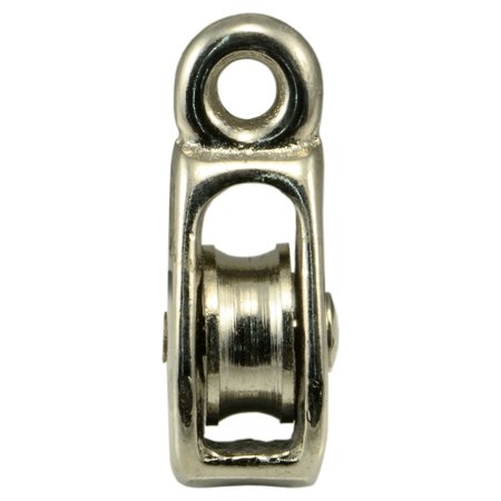 MIDWEST FASTENER 3/4" Nickel Swivel Single Pulley 5PK 52226